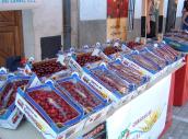 Exposición de variedades de cereza Picota