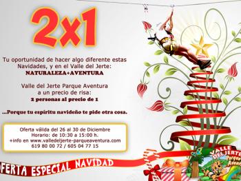 2x1 en Parque Aventura Valle del Jerte, del 26 al 30 de Diciembre. Aprovecha!!